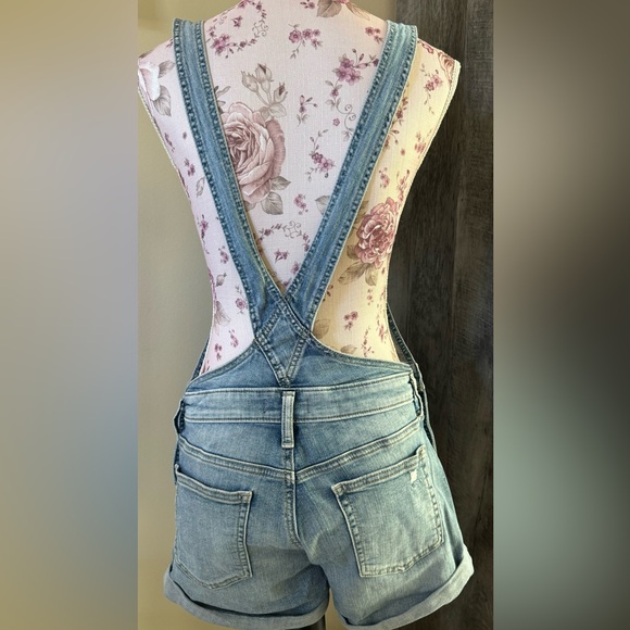 Women’s Silver Short Overalls - Picture 5 of 5